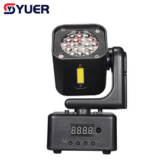 YUER™ MINI 4x10W RGBW 4in1 +5w Strobe Moving Head Light RG Laser Strobe Spot Effect DMX512 Sound Control For DJ Disco Party Bar Club Wedding Stage Lighting