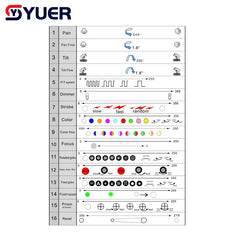 Cabeza móvil YUER™️ LED 150W Beam Spot Zoom Wash 3 en 1 Iluminación DMX512 para DJ, discoteca, club nocturno y bodas