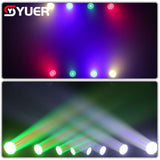 YUER™ 19x15w LED RGBW 4in1 Wash Beam Zoom Effect Par Lights Aluminum Case Strobe DMX Music Dj Disco Stage Chirstmas Background