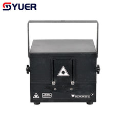 YUER™️ Proyector de Luz Láser para Escenario, DJ, Discoteca, Bar, Club, Fiesta, Boda, Navidad, con Animación RGB, Control Bluetooth por APP, Escáner de Rayos, 2W
