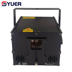 YUER™ Con ILDA 2W Láser RGB Animación Control por APP Control Remoto Proyector de Rayos Escáner Luces de Escenario DMX DJ Efecto de Escenario de Discoteca
