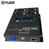 YUER™️ NEW ArtNet DMX 2048 Ethernet Lighting Controller Interface, 4 Universe/Truss Mountable/PoE CR041 For DJ Disco Stage Bar