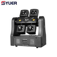 YUER™16x3W +1pcs 5050 RGBW 4in1 +2x10w Storbe +R G Laser Moving Head Light Beam Magic Ball Effect DMX512 Remote Control For DJ Disco Party Bar Club Wedding Stage Effect Lighting