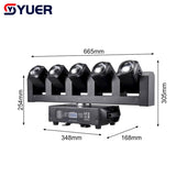 YUER™ 5x40W RGBW + 6x20W white Super Beam Strobe Moving Head Light DMX512 16CH Music Control For DJ Disoc Stage Lighting Show Party Club Park Indoor Bar