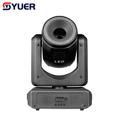 YUER™ 150W LED White Spot Moving Head Light With Ring Focus 3 Prisms Effect DMX512 Sound Control For DJ Disco Party Bar Club Wedding Stage Lighting