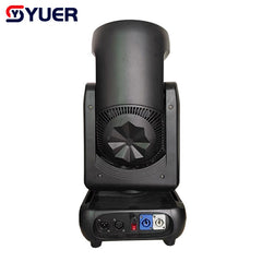 YUER™️ Lyre à tête mobile 230W 7R Beam avec anneau 3 prismes effet arc-en-ciel DMX512 DJ Disco Soirée Bar Équipement de mariage Spot LED