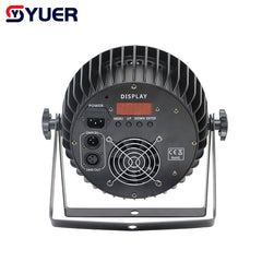 YUER™️ Lumières Par LED en alliage d'aluminium 18X10W RGBW 4in1/18X15W RGBWA 5in1//18x18W RGBWA+UV 6in1 Éclairage LED DMX512 Disco Light Équipement professionnel de bar de scène Dj 
