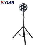 YUER™️ 7X50W LED Stage Par Light Retro Uplights flash retro light with DMX Sound Activated Control DJ Stage Background Effect for Party Disco Show