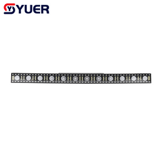 YUER™ 12Pcs 3535 Warm White +84Pcs 5050 RGB +144Pcs 5730 Cold   White Wall Wash Light Wash Flash Effect DMX512 RDM For DJ Disco Party Bar Club Wedding Stage Lighting