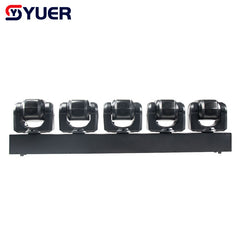 YUER™ 5X60W LED Beam Belt Ring Moving Head Light RGBW 4-in-1 DMX512 Stage Lighting Effect Strobe for Live Performance DJ Nightclub Party