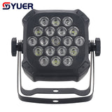 YUER™️ New 19x3W Professional Disco Light DMX512 Voice Control RGBW LED Rotating Par Light Ktv Bar Party DJ Stage Light Effect Projector