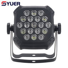 YUER™️ New 19x3W Professional Disco Light DMX512 Voice Control RGBW LED Rotating Par Light Ktv Bar Party DJ Stage Light Effect Projector