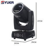 YUER™️ 7R 230W Moving Head Light Beam With LED Aperture Rainbow Effect Stage Lighting DMX512 Control for Disco Party Club Bar DJ Show