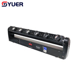 YUER™️ 6X15W LED Beam + 6X500W Red Laser Moving Head Light Bar 11/28/46 DMX RGBW 4IN1 LED Running Effect for DJ Disco Party Stage