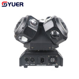 YUER™️ NEW Mold 12X10W 3 head moving head light With RGB Laser With Aperture Light For DJ Disco Stage Wedding Music Party Bar