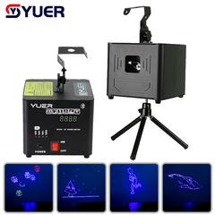 YUER™ Mini 1W 2W RGB Battery Animation Laser Light With Stand DMX512 APP Control For DJ Disco Party Bar Club Wedding Stage Lighting