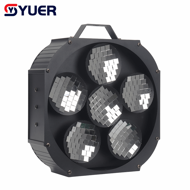 YUER™ 6 Head Rotating Reflector Ball DMX512 Sound Control For DJ Disco Party Bar Club Wedding Stage Show Lighting