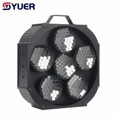 YUER™ 6 Head Rotating Reflector Ball DMX512 Sound Control For DJ Disco Party Bar Club Wedding Stage Show Lighting