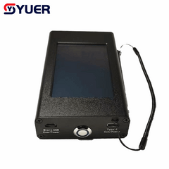 YUER™ 3.5-inch High-definition Touch Screen DMX Addresser RDM/DMX512 Code Writer Encoder Dialer Address Codes With GUI Graphics System For Stage Lighting Engineering Construction and Testing Assistant