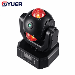 YUER™ 3x15W +Red Green Blue Laser Moving Head Light Magic Ball Laser Effect DMX512 Sound Control For DJ Disco Party Bar Club Wedding Stage Effect Lighting