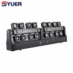 YUER™ 14x10W RGBW 4in1 +4x10w Gold Strobe +3 Red 2 Green 1 Blue Moving Head Light Lasr Strobe Effect DMX512 For DJ Disco Party Bar Club Wedding Stage Effect Lighting
