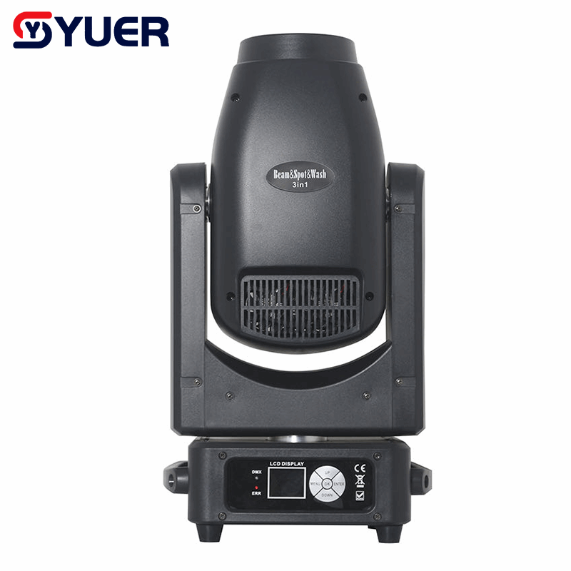 YUER™ 300W LED Beam Spot Wash 3in1 Moving Head Light Frost Zoom Rainbow Effect Gobo Light DMX512 For DJ Disco Party Bar Club Stage Lighting