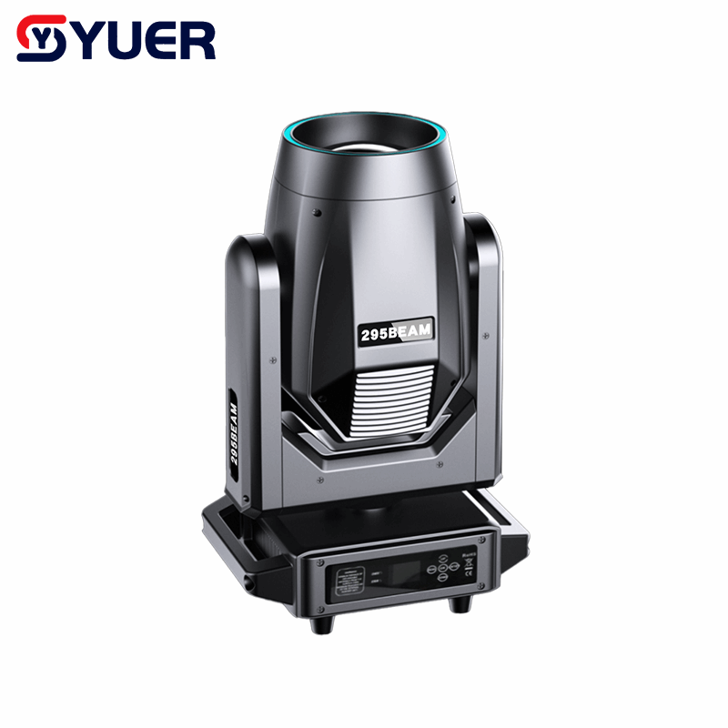 YUER™ 295W Bulb Moving Head Light With Ring Double Prisms 8+16+24 Prisms Rainbow Frost Effect DMX512 Control For DJ Disco Party Bar Club Wedding Stage Lighting