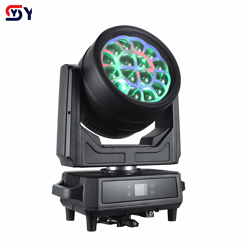 YUER™ IP65 Waterproof 16x50W LED RGBL 4in1 +204x0.3W LED RGB Moving Head Light Wash Zoom Rainbow Effect Copy AYRTON Effect DMX512 RDM Control For DJ Disco Party Bar Club Wedding Stage Lighting