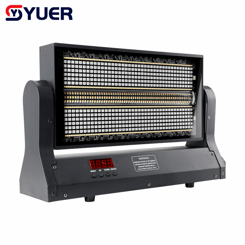 YUER™ 60+100 Segment RGB Warm/Cold White Moving Head Strobe Light Horse Racing Flash Effect DMX512 Control For DJ Disco Party Bar Club Wedding Stage Effect Lighting