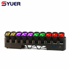 YUER™ 10X40W LED RGBW 4in1 Swing Beam 10 Head Moving Head Light DMX512 For DJ Disco Bar Live Show Concert Stage Lighting