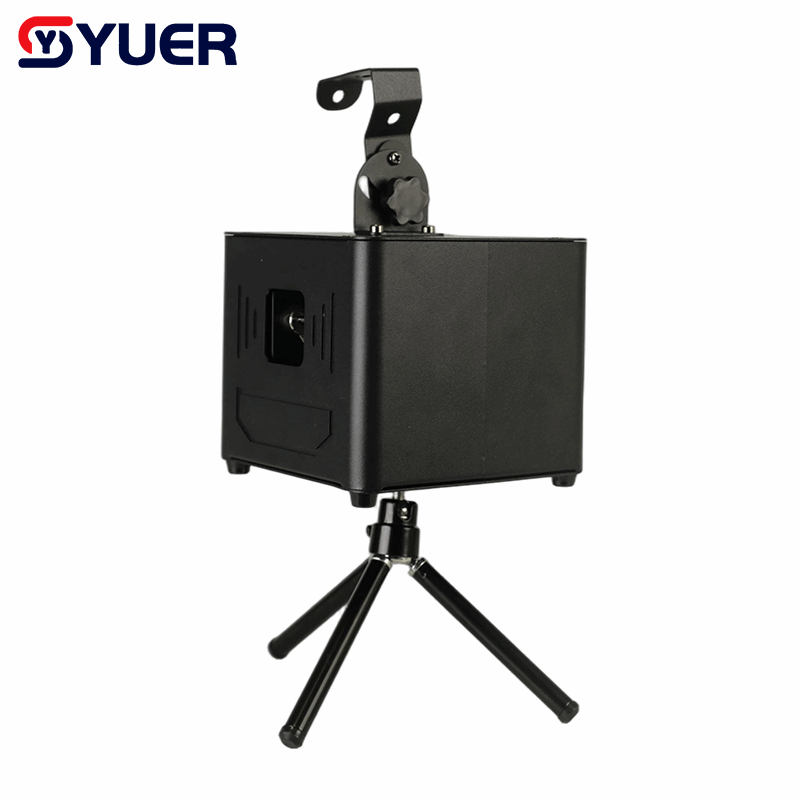 YUER™ Mini 1W 2W RGB Battery Animation Laser Light With Stand DMX512 APP Control For DJ Disco Party Bar Club Wedding Stage Lighting