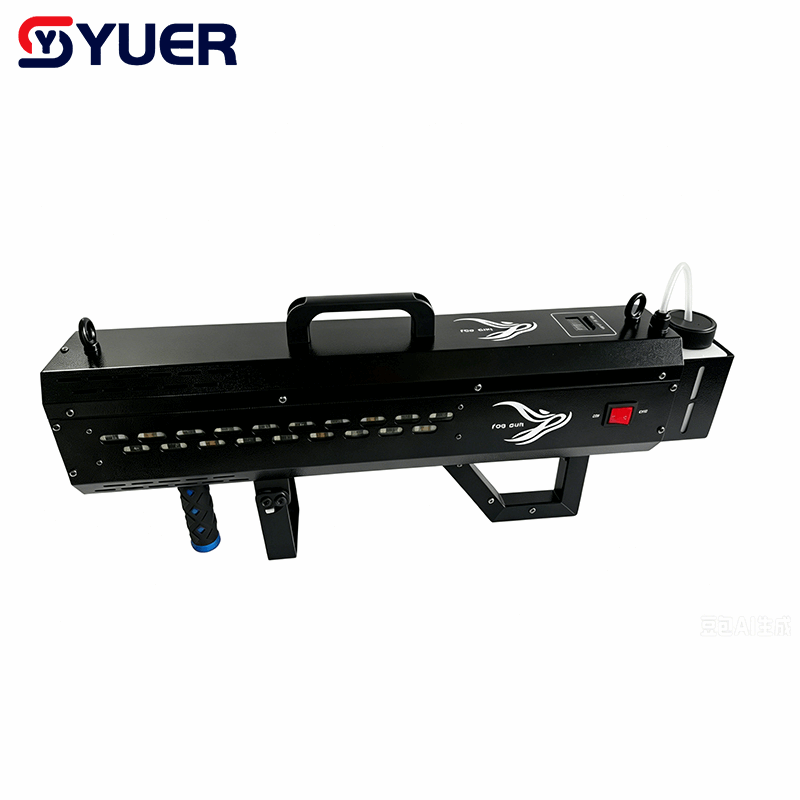YUER™ 1500W Smoke Gun Nozzle LED RGB + Light Strip RGB 40W Spray distance 5-8 meters For DJ Disco Party Bar Club Wedding Stage Lighting