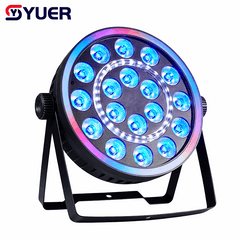 YUER™ 18x4W RGBW 4in1 + 36pcs 5050 RGB + 30x0.5W White LED Par Light Wash Effect DMX512 Control For DJ Disco Party Bar Club Wedding Stage Lighting