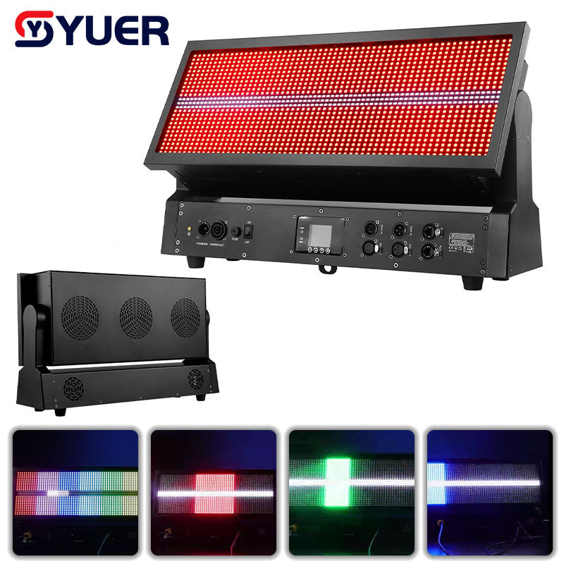 jdc 1 glp YUER Copy GLP JDC1 1320 pcs RGB 3 in 1+216 pcs White DMX52 GLP moving head strobe DJ party disco light background decoration effect light US plug