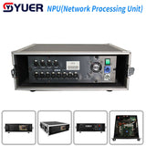 YUER™️ NPU(Network Processing Unit)with 8 DMX connectors Unites the calculation power offers and handles 4096 parameters