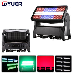 YUER™️ IP65 Waterproof 1500W Moving Head Strobe Light  RGB 14 Segments White 28 Segments DMX512 RDM for Concert Event Nightclub Theater Outdoor Show