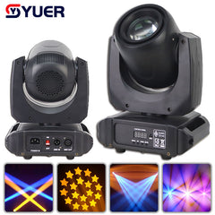YUER™️LED Lyre Spot 150W à faisceau mobile avec prisme 18 facettes, éclairage de scène pour spectacles, discothèques, DJ, fêtes, clubs