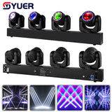 YUER™ 4x80W LED beam moving head Bar light RGBW 4in1 with ring DMX512 stage Effect lighting for DJ Disco wedding party Club