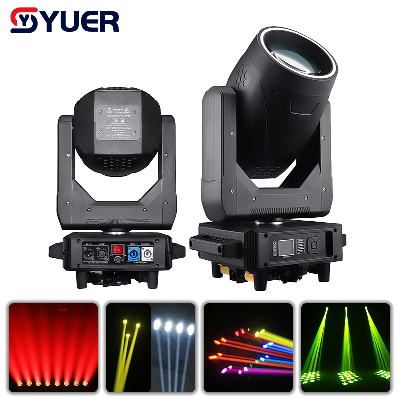 YUER™ 19R 380W Beam Spot Moving Head Light With Aperture 4 Prisms Frost Rainbow Focus Effect DMX512 For DJ Disco Party Bar Club Wedding Stage Effect Lighting