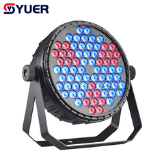 YUER™ 72x3W RGB LED Par Light Fan Control Effect DMX512 Sound Remote Control For DJ Disco Party Bar Club Wedding Stage Effect Lighting