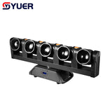 YUER™ 5x80W RGBW + 4x10W Golden Beam Moving Head Light DMX512 Control for DJ Disoc Stage Lighting Show Party Club Park Indoor Bar