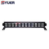 YUER™️ NEW 24X3W LED Double Row UV Bar Stage Light DMX512 DJ Club Disco Party UV Par Lamp Purple Wall Washer Spot Light Dance Floor