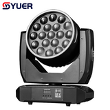 YUER™ LED 19X10W RGBW 4IN1 Bee Eye Moving Head Light With Ring Beam Wash Zoom Strobe Effect DMX512 For DJ Lights For Disco KTV Bar Party