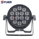 YUER™️ 14X15W RGBW Par light DJ Disco Laser Light Projector Strobe Stage Effect Wedding Xmas Holiday Party Lamp Gift Holiday Bar Club Lights