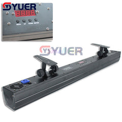 YUER™️ Lumière de lavage murale à LED 18X10W RGBW 4in1/18X15W RGBWA 5in1/18x18W RGBWA+UV 6in1 Éclairage de scène Running Horse Point Control DMX512 Bon effet Disco DJ Party Equipment 