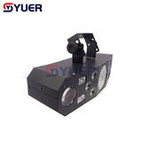 YUER™️DJ Disco Light Party Light Voice Music Control KTV Laser Projector Light 5in1 RGB Effect Lamp For Stage Party Bar Home Wedding