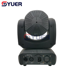 YUER™️ Mini 80W LED 6Pcs RGBW 4IN1 Ojos de abeja y luz con cabezal móvil láser Luz de efecto de haz de escenario DMX512 Equipo de DJ para fiesta de sonido 