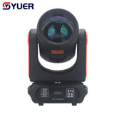 YUER™️ LED 250W Beam Spot 18 Prisms Moving Head Light Club Bar Stage Lighting DMX Control Wedding Party Dj Disco