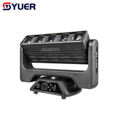 YUER™️ Éclairage de scène RGBW 5x60W LED Beam Wash Strobe Lampe à tête mobile pour DJ Disco Fête Nightclub Danse Mariage Bar Effet Vacances