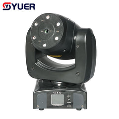 YUER™️ NUEVO 20Kpps RGB 7 ojos Cabeza móvil Proyector de luz láser Dj Disco Escenario Show Bar Salón de baile Iluminación profesional DMX512 Fiesta de música 